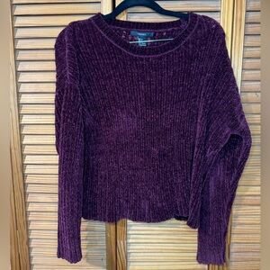 Maroon Cropped Sweater